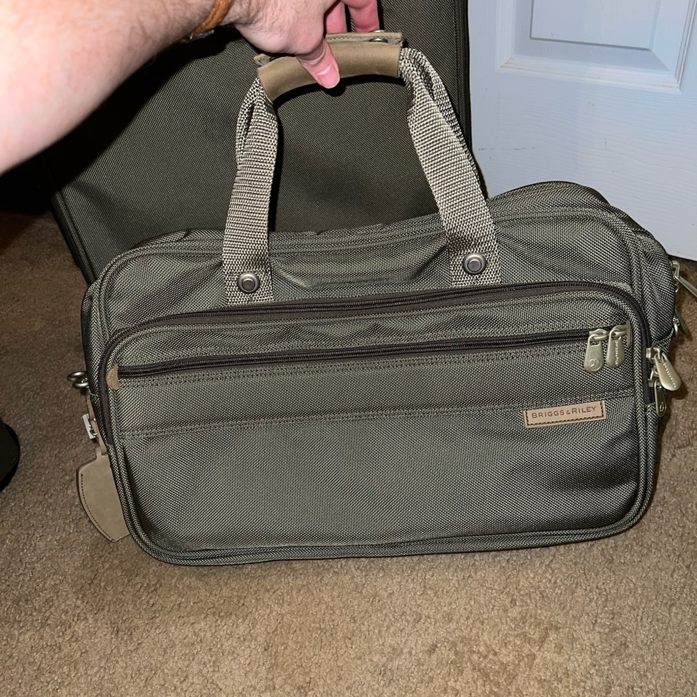 Briggs & Riley Khaki Men's Briefcase